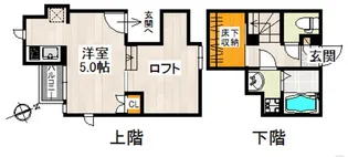 CB八潮ノワール【2階】の間取り