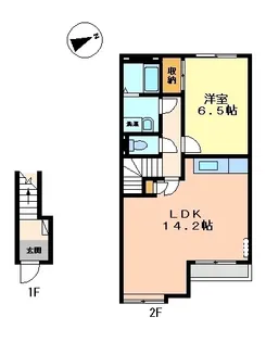 サニーコート【2階】の間取り