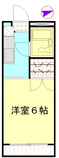 コーポ長谷川E【4階】の間取り