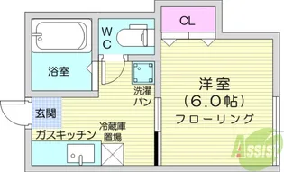 アーバンハイツ荒巻【1階】の間取り