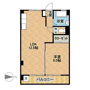 関谷コーポ【2階】の間取り