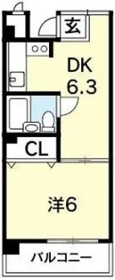 アーバンコート徳島 1st Avenue【2階】の間取り