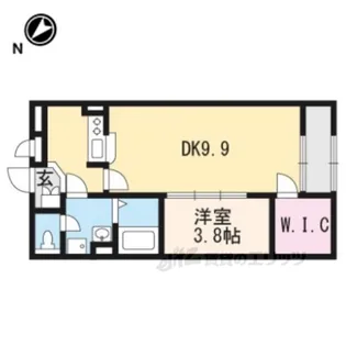 クレイノプランドール【1階】の間取り
