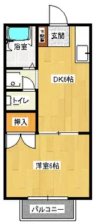 プレジール舞鶴【2階】の間取り