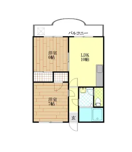橋本マンション【2階】の間取り