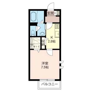 リアン【1階】の間取り