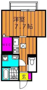 ヴィレッジ ド ルシオル【1階】の間取り