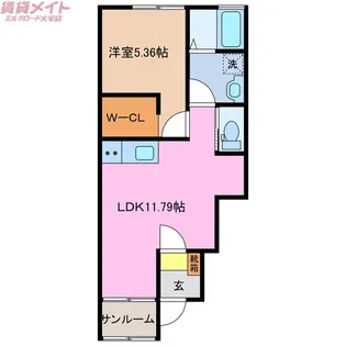 INABELL A棟【1階】の間取り