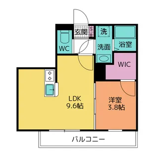 メゾン・ドゥ・アッシュ一之江【3階】の間取り