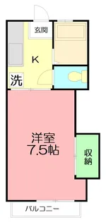 神奈川県秦野市南矢名【アパート】の間取り
