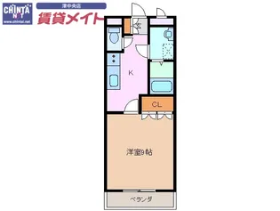 ヴィラ・キューブ【1階】の間取り