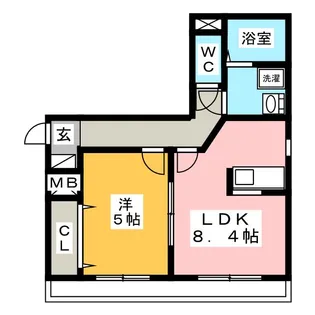 ATLAS Caro北浦和2丁目【3階】の間取り