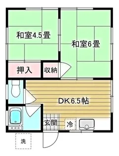 さつき荘【2階】の間取り