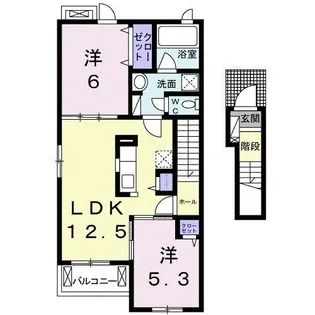 シリウス 29 I【2階】の間取り