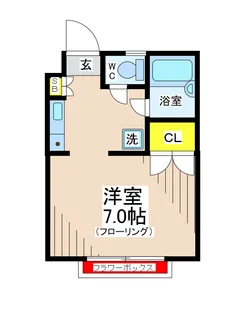 メープルヒルズ【1階】の間取り
