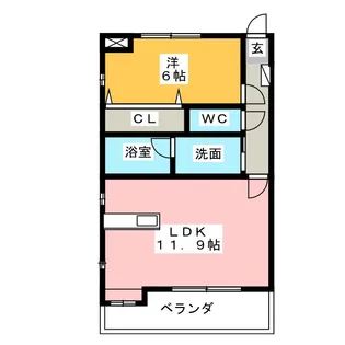 パラシオンIII【4階】の間取り