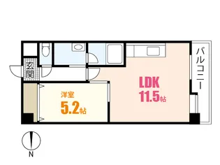 裕紀マンション【4階】の間取り