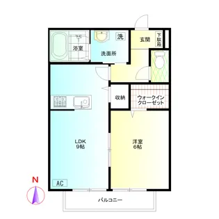 ディアコートVI【2階】の間取り