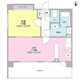 LIBARE AKIHABARA 【リバーレ秋葉原】【11階】の間取り