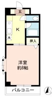 グランパレス・ナカクラ【3階】の間取り