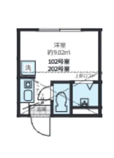 モアナ幡ヶ谷【3階】の間取り