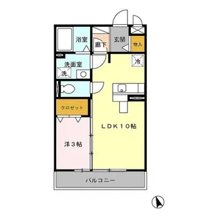 トレビナフェリーチェ【2階】の間取り