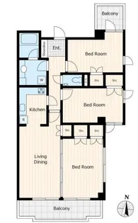 グランドヒルズ【3階】の間取り