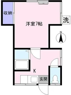 パールハイツ【1階】の間取り