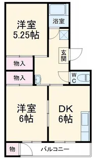 栄昇ハイツ【2階】の間取り