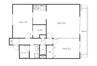 ハーツハピネス【3階】の間取り
