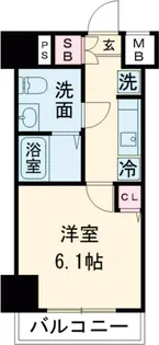 GENOVIAお花茶屋III【2階】の間取り