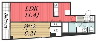 千葉県千葉市中央区蘇我1【マンション】の間取り
