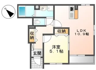 シンフォニー【1階】の間取り