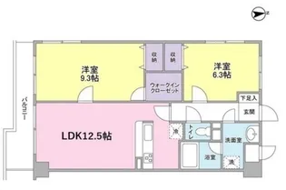 クレストコート【4階】の間取り
