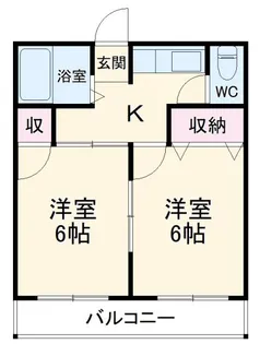 コンフィデンス江口【3階】の間取り