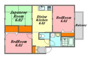 広島県広島市佐伯区五日市中央3【アパート】の間取り