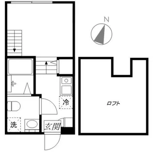 東京都江戸川区北小岩8【アパート】の間取り