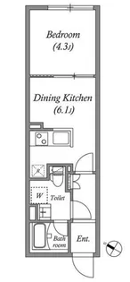 PASEO芦花公園【3階】の間取り