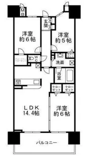 3LDKの間取り画像
