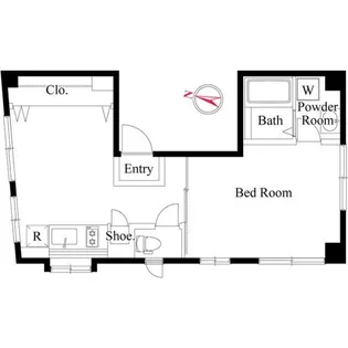 サテルム下馬【2階】の間取り