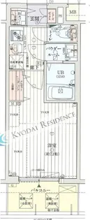 1Kの間取り画像