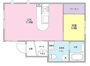 CASA TOKIWA【1階】の間取り