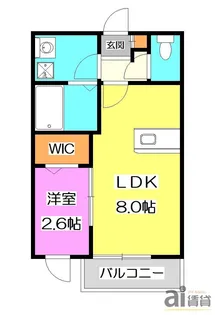 東京都東村山市久米川町4【アパート】の間取り