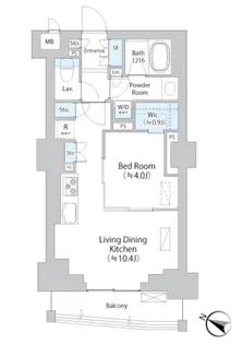 イストワール阿佐ヶ谷【6階】の間取り