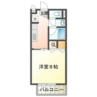 ルーラル勇【1階】の間取り