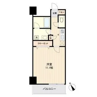 宮城県仙台市宮城野区榴ケ岡【マンション】の間取り