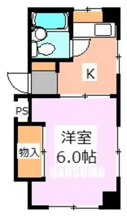 ハイツ北ムサシ【2階】の間取り