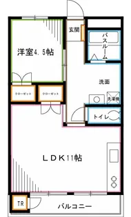 RAYHAUS善福寺川公園【1階】の間取り