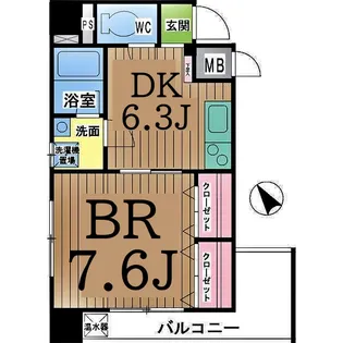 トモビレッジ【5階】の間取り