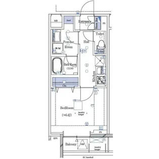 ガリシア南馬込【3階】の間取り